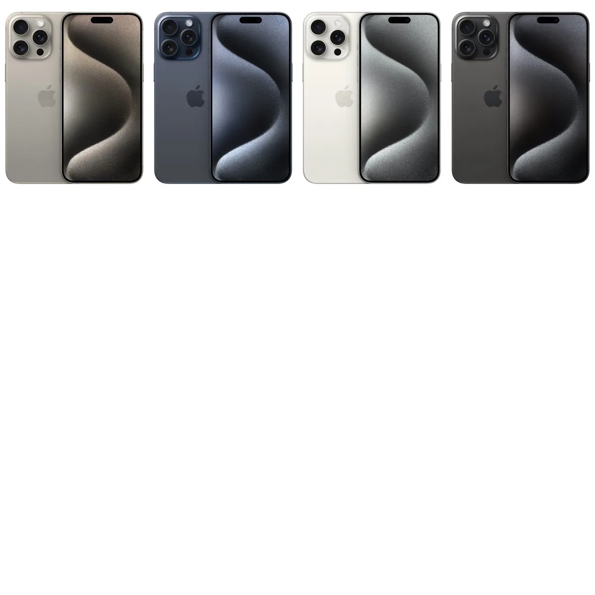 Bộ sưu tập màu iPhone 15 Pro Max Lock
